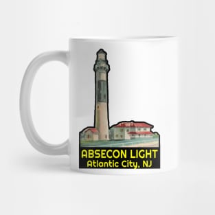 Absecon Light Decal Sticker Vinyl Atlantic City New Jersey Lighthouse Mug